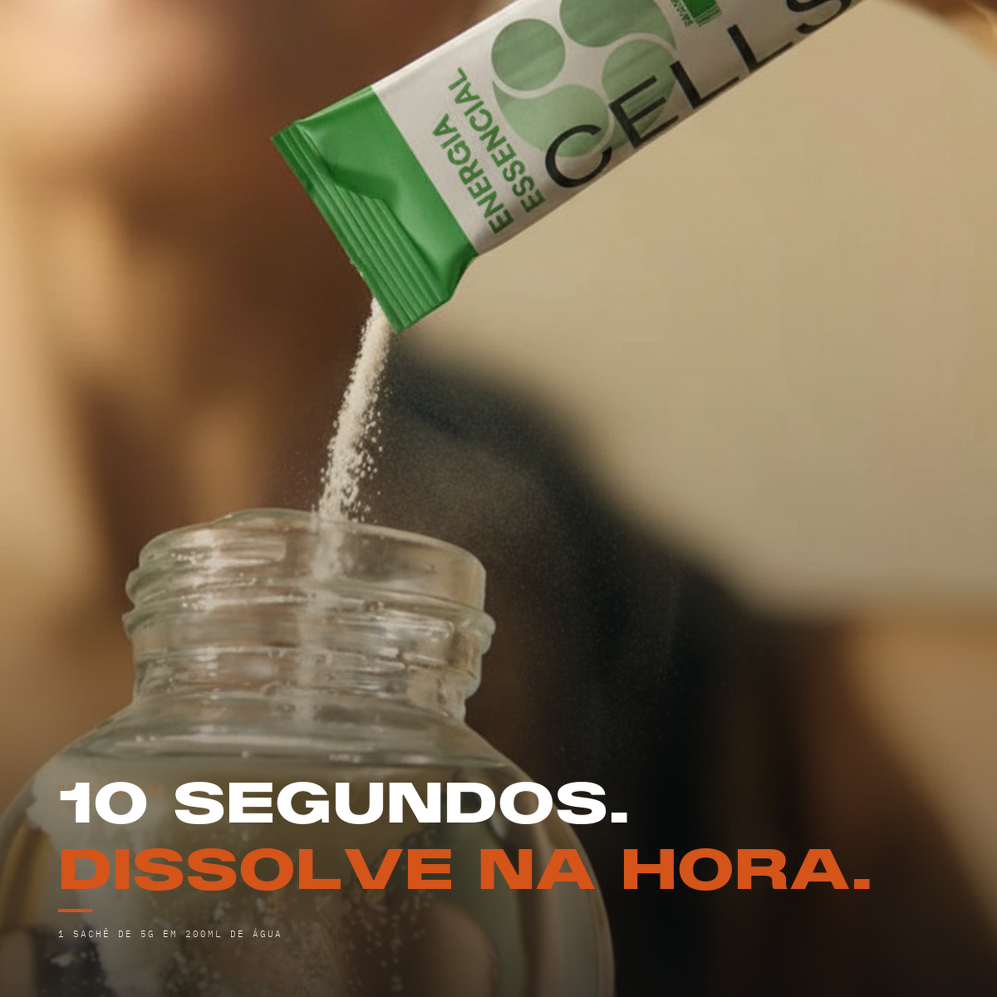 Como preparar Cells — 10 segundos, dissolve na hora