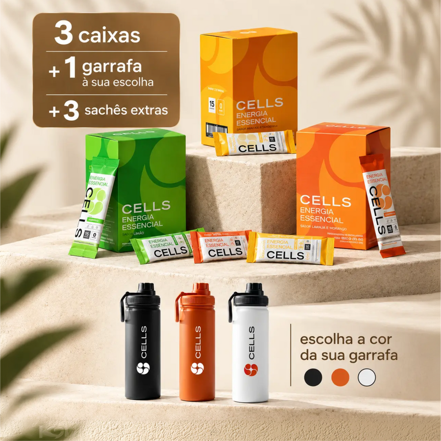 3 CELLS E GANHE 1 GARRAFA