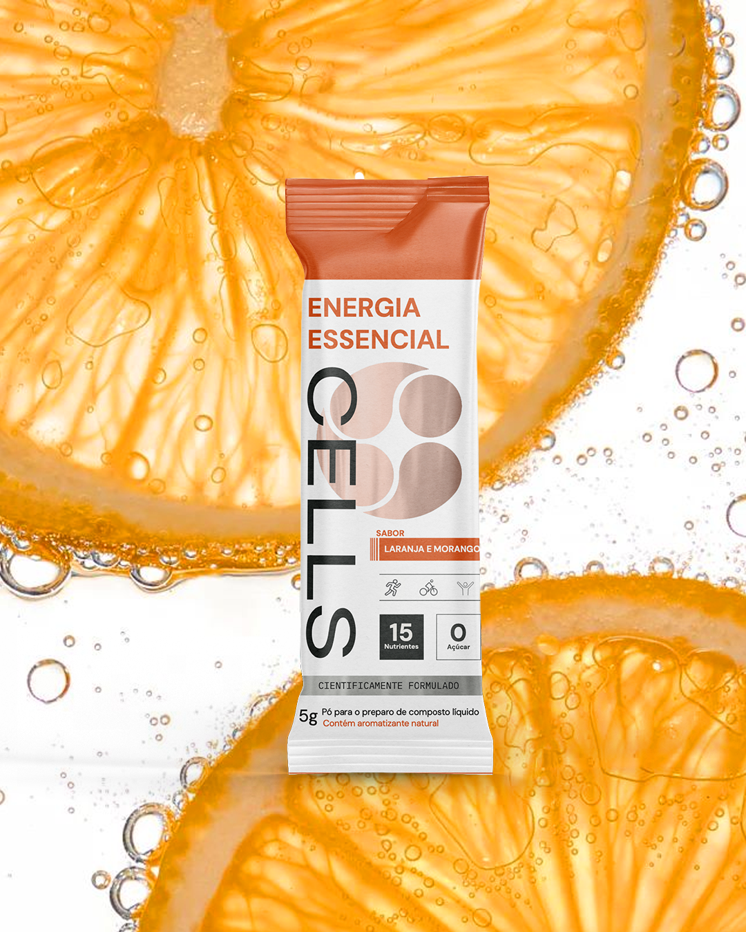 CELLS® - Laranja e Morango